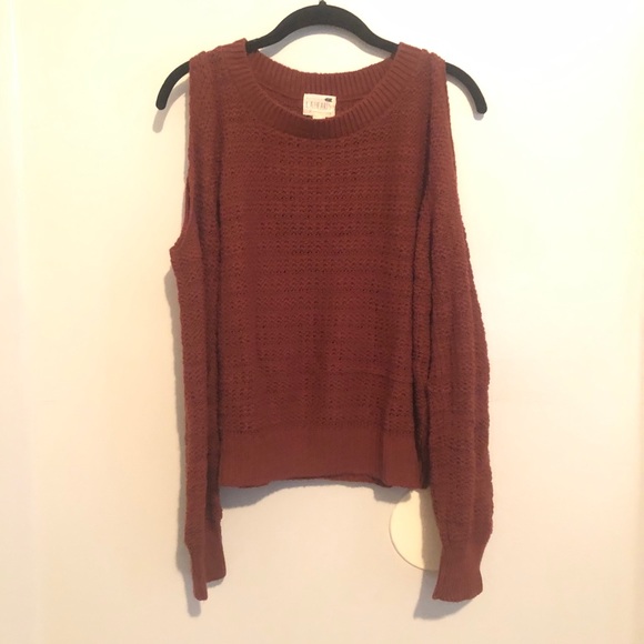 NA⚠️ PacSun LA Hearts Cold Shoulder Sweater - Picture 4 of 7